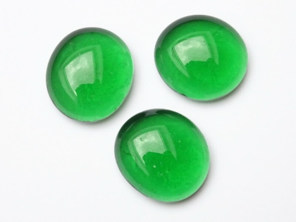 Glass Pebbles 17-20 mm green | Glass Nuggets 20 kg